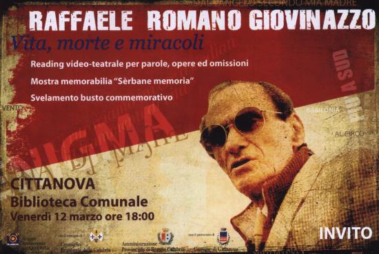 Cittanova - Raffaele Romano Giovinazzo Vita Morte e Miracoli
