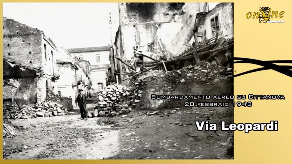 bombardamento aereo degli anglo-americani su Cittanova del 20 febbraio 1943