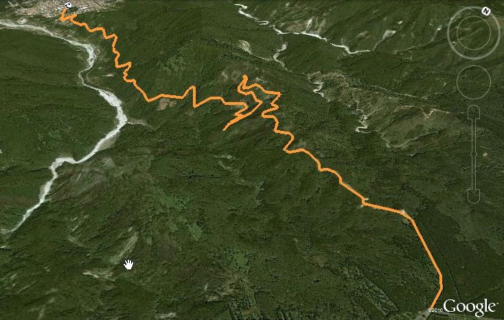 da Cittanova a Zomaro - innesto con la Via Grande lungo la Strada Provinciale 1