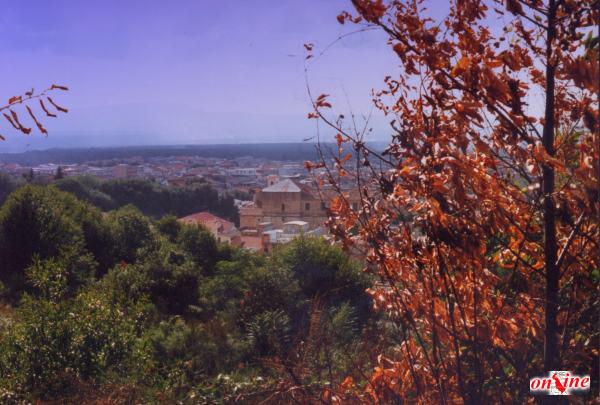 Panorama: immagine ripresa da Poggio Calcara