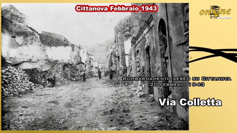 bombardamento aereo degli anglo-americani su Cittanova del 20 febbraio 1943