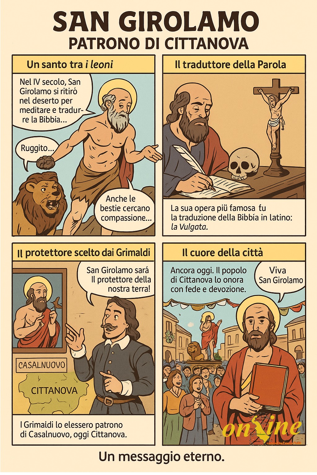 Cittanova storia illustrata San Girolamo e i Grimaldi