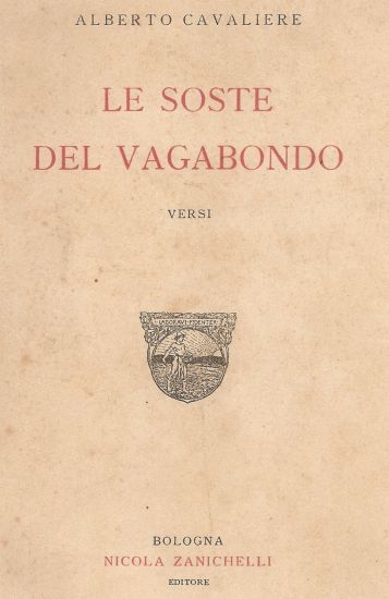 copertina del libro Le soste del vagabondo Alberto Cavaliere
