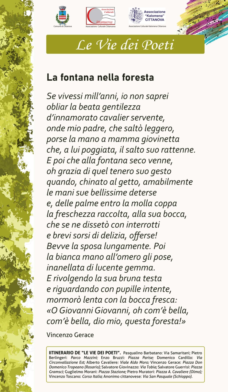 vincenzo gerace poesia