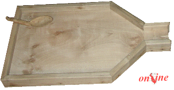 mastrheda, utilizzata durante la preparazione della ricotta e del formaggio per raccogliere il siero