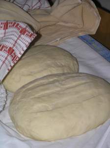 pane messo a lievitare