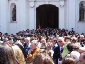 Piazza Garibaldi nella domenica di Pasqua